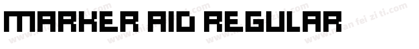 MARKER AID REGULAR字体转换